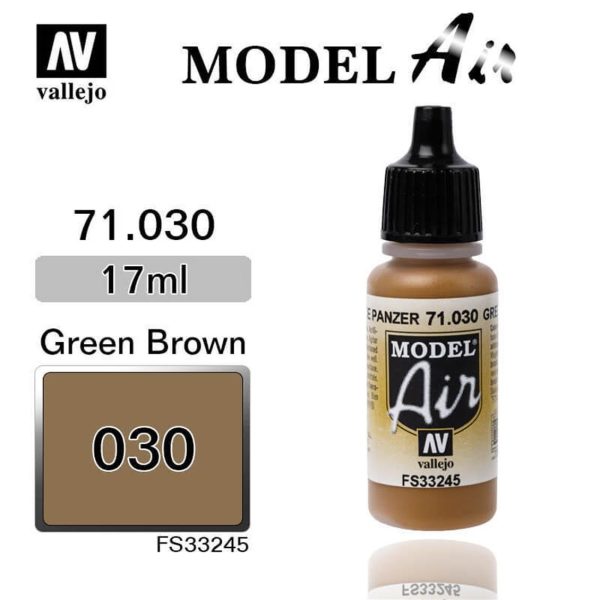 Vallejo 71030 18 ml. Brown Green