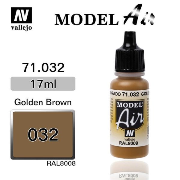 Vallejo 71032 18 ml. Golden Brown