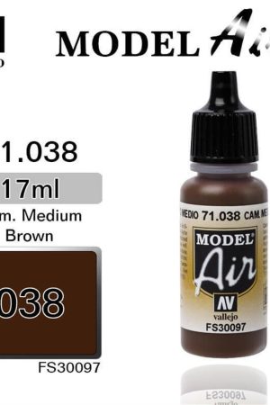 Vallejo 71038 18 ml. Camouflage Medium Brown