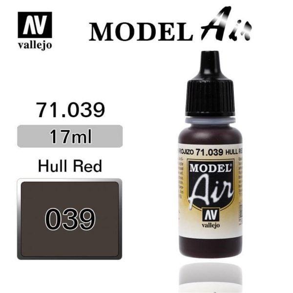 Vallejo 71039 18 ml. Hull Red