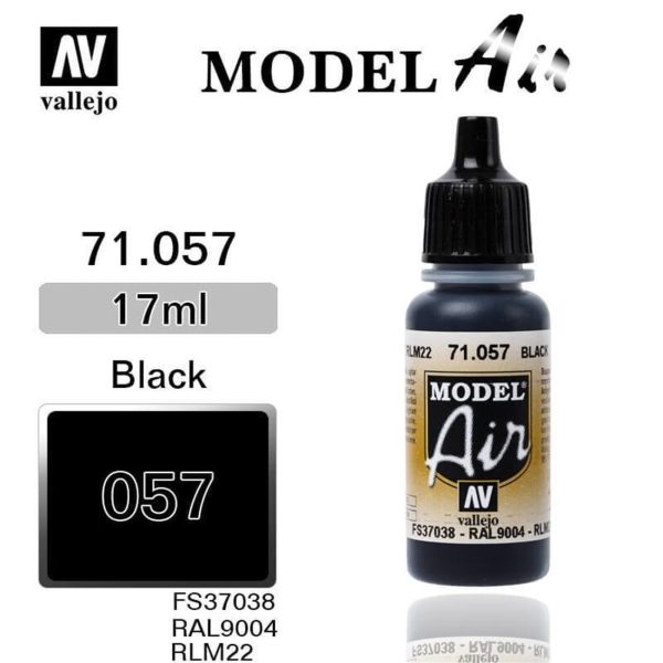 Vallejo 71057 18 ml. Black