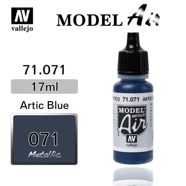 Vallejo 71071 18 ml. Artic Blue Metal