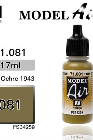 Vallejo 71081 18 ml. Ochre