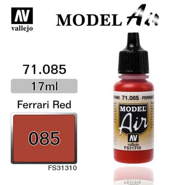Vallejo 71085 18 ml. Ferrari Red