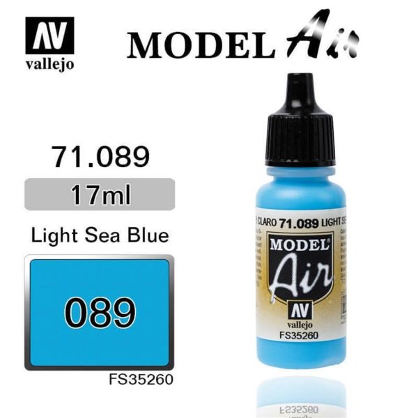 Vallejo 71089 18 ml. Light Sea Blue