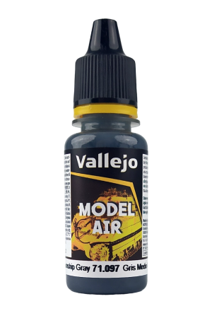 Vallejo 71097 18 ml. Medium Gunship Gray