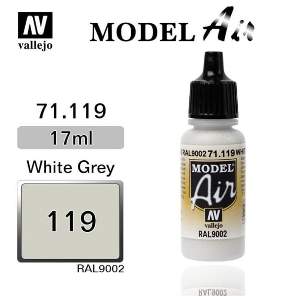 Vallejo 71119 18 ml. White Grey