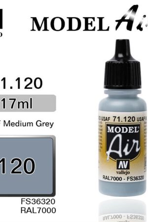 Vallejo 71120 18 ml. Dark Ghost Gray