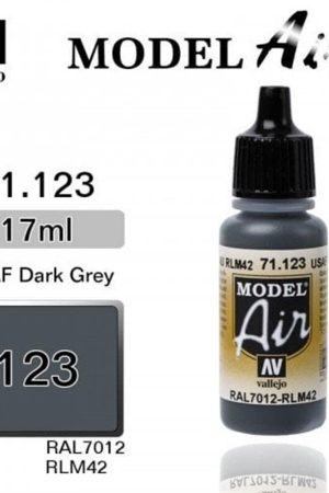 Vallejo 71123 18 ml. Dark Grey RLM42