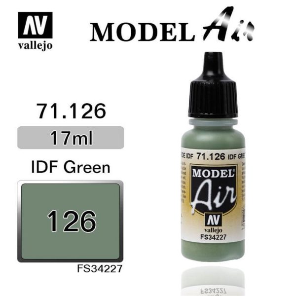 Vallejo 71126 18 ml. IDF Green