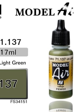 Vallejo 71137 18 ml. US Light Green