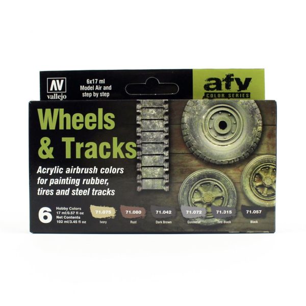 Vallejo 71213 6x18 ml. Wheels & Tracks