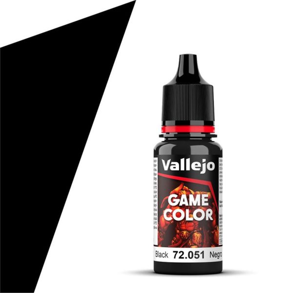 Vallejo 72051 18 ml. Black