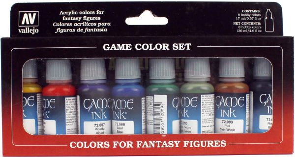 Vallejo 72296 8x18 ml. Game Inks