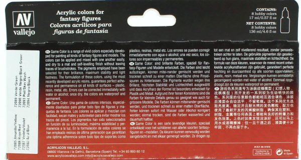 Game Color Serisi Model Boyası Seti