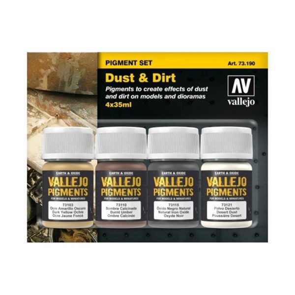 Vallejo 73190 4X35 ml. Dust & Dirt