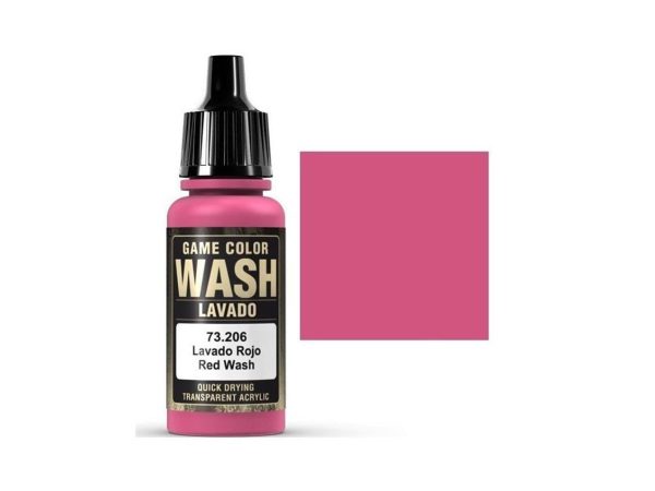 Vallejo 73206 18 ml. Red Wash