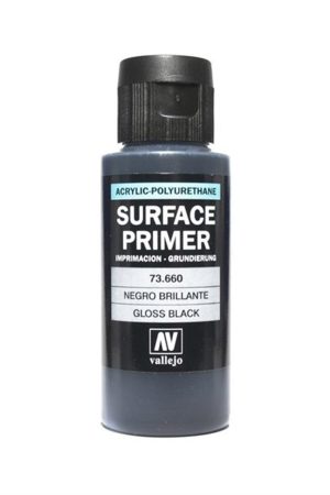 Vallejo 73660 60 ml. Gloss Black Primer