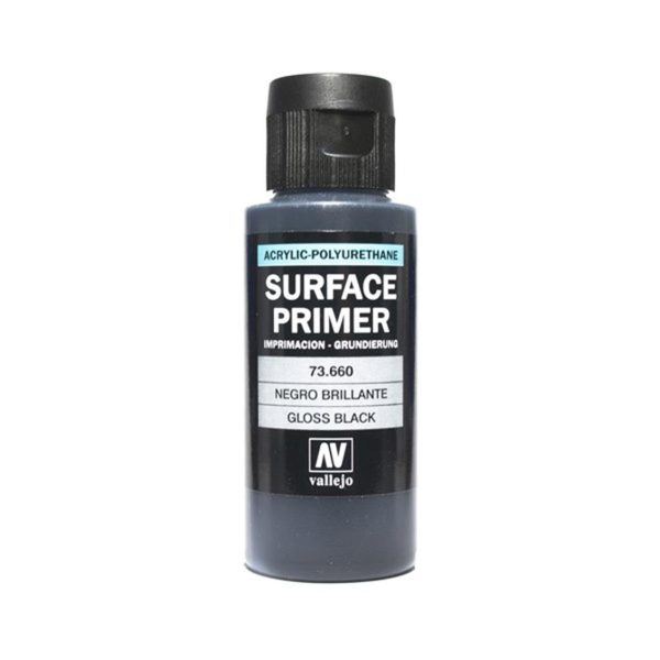 Vallejo 73660 60 ml. Gloss Black Primer