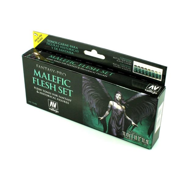 Vallejo 74102 8x18 ml. Malefic Flesh