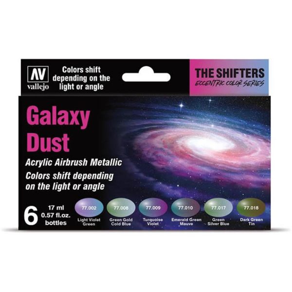 Vallejo 77092 6x18 ml. Galaxy Dust