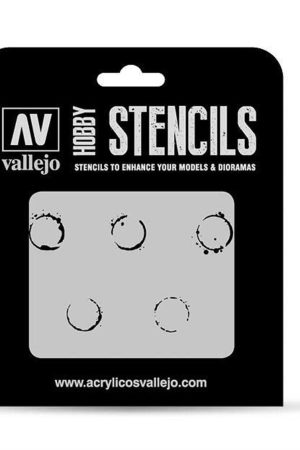 Vallejo ST-AFV002 1/35 Yağ Varili Şemaları Esnek Boya Şablonu