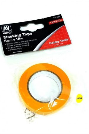 Vallejo T07005 Maskeleme Bantı (6 mmx18 metre)
