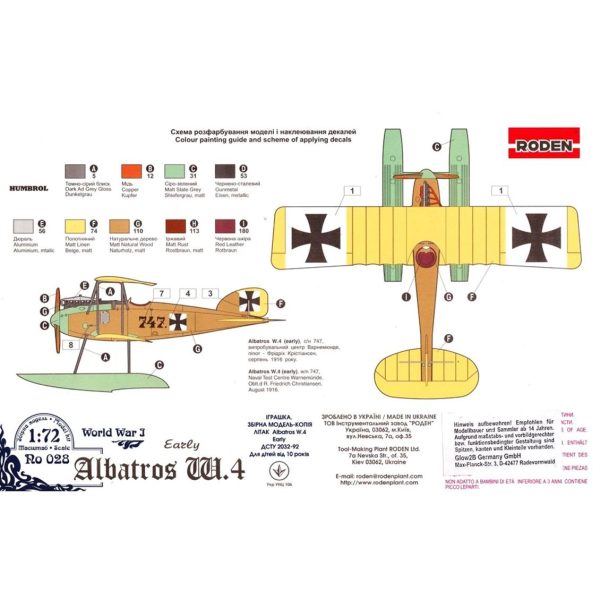 Albatros W.IV early