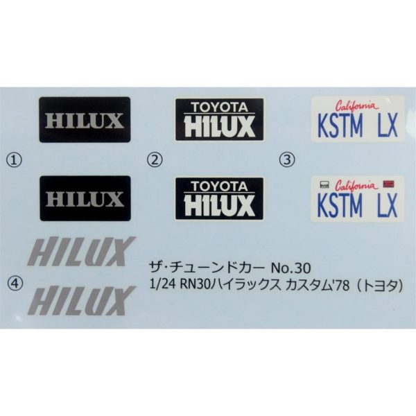 Aoshima 05361 Rn30 Hilux Custom 78 Toyota - Görsel 4