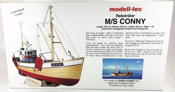 Türk Model 1/25 6010100 M/S Conny İskandinav Balıkçı Teknesi