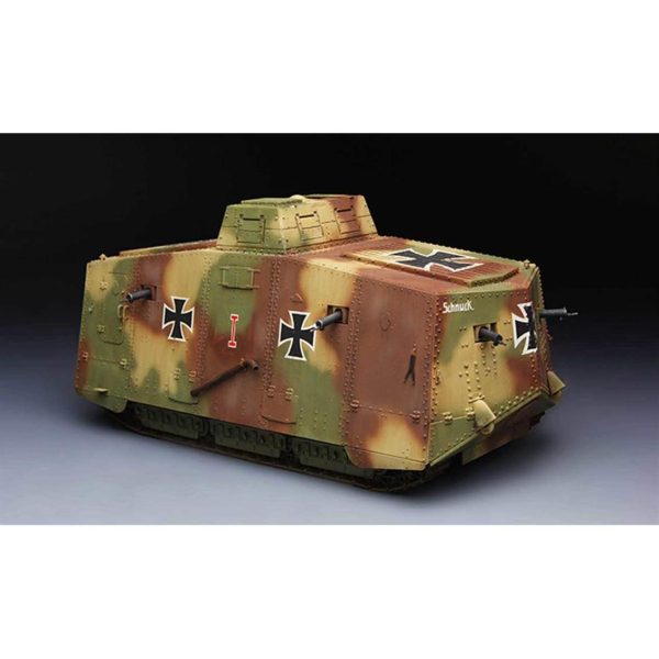 Meng TS-017 Alman A7V Krupp Tankı - Görsel 4