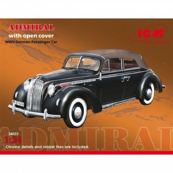 ICM 24022 Admiral Cabriolet With Open Cover
