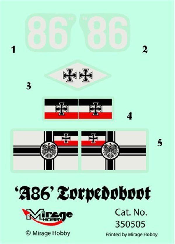 A 86 German Torpedoboat A/III Class