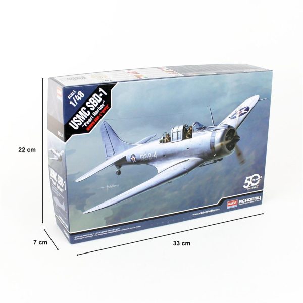 Academy 12331 USMC SBD-1 - Görsel 5