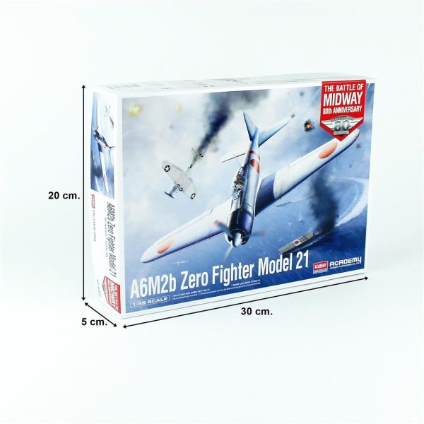 Academy 12352 1/48 Mitsubishi A6M2b Zero Fighter Model 21 - Görsel 5