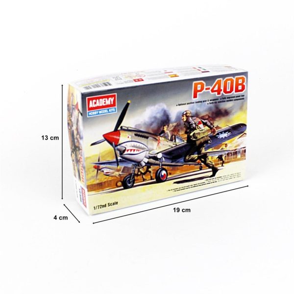 Academy 12456 Curtiss P-40B - Görsel 4