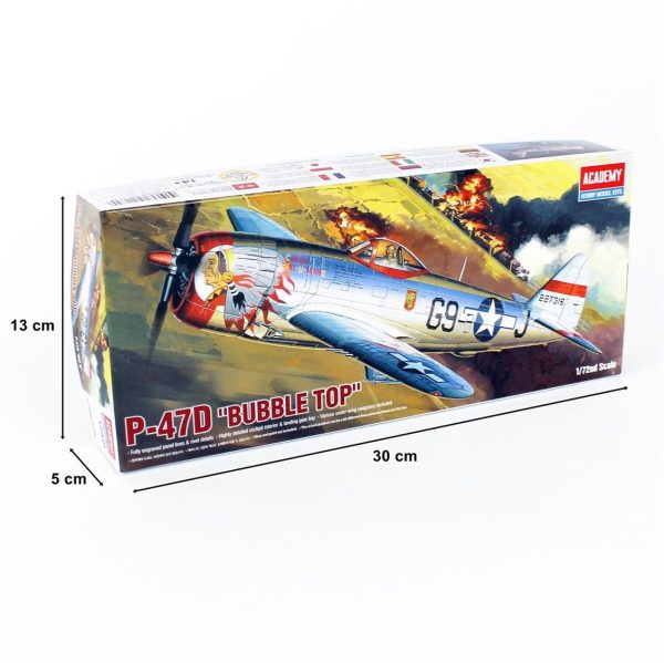 Academy 12491 P-47D Thunderbolt - Görsel 5