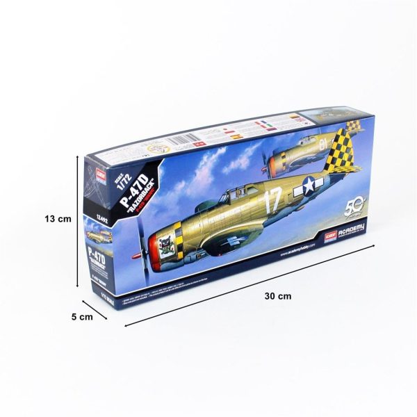 Academy 12492 P-47D Thunderbolt - Görsel 5