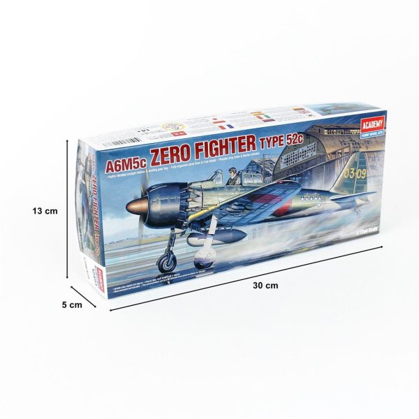 Academy 12493 Japon Zero Type 52C - Görsel 5