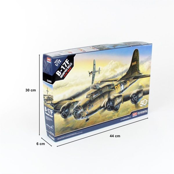 Academy 12495 1/72 B-17F Flying Fortress - Görsel 5
