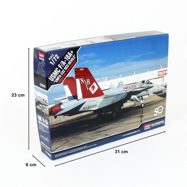 Academy 12520 USMC F/A-18+ - Görsel 5