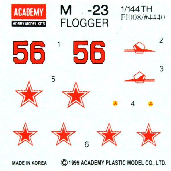 Academy 12614 MiG-23 Frogger - Görsel 3