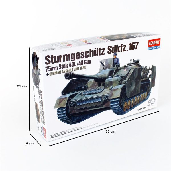 Academy 13235 Alman Sturmgeschütz IV Tank - Görsel 5