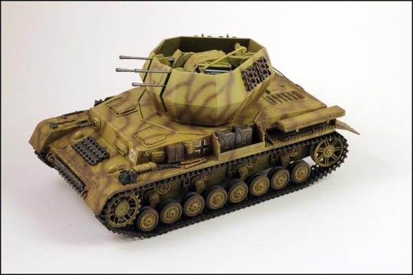 Academy 13236 Flakpanzer IV Wirbelwind Tank - Görsel 4