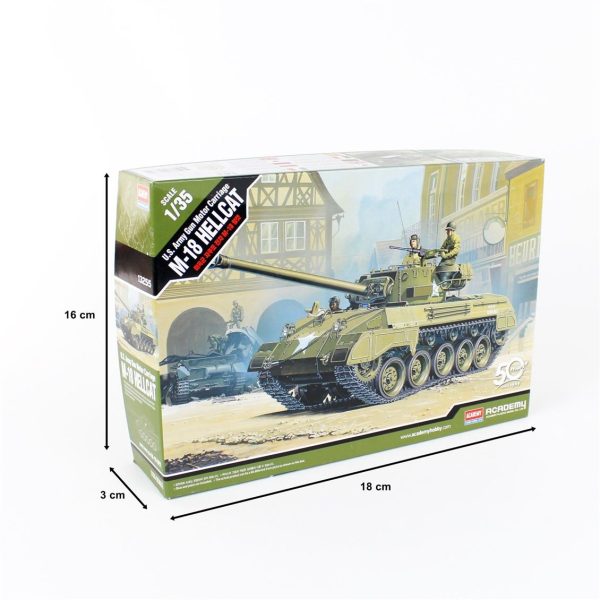 Academy 13255 US ARMY M-18 Hellcat Tankı - Görsel 5