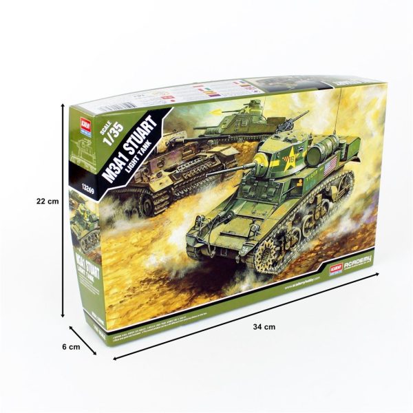Academy 13269 US M3A1 Stuart - Görsel 5