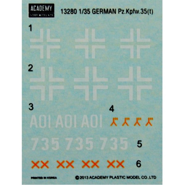 Academy 13280 Pz.Kpfw. 35 ton Alman - Görsel 4