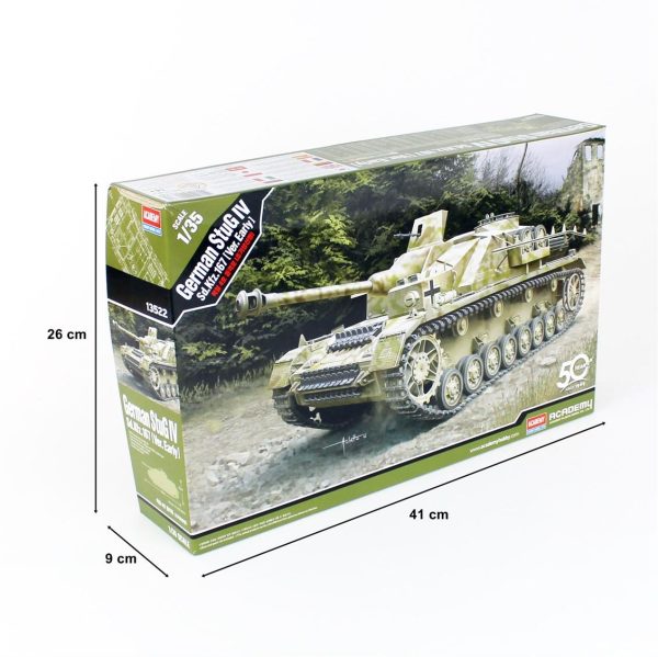 Academy 13522 Stug. IV Sd.Kfz. 167 Erken Dönem Tankı - Görsel 5