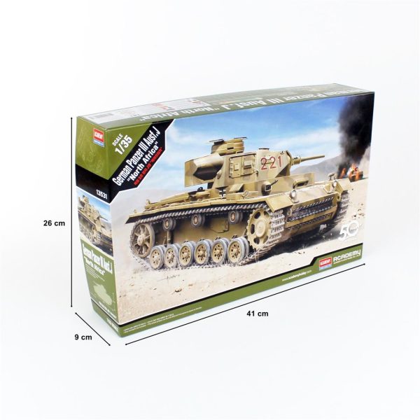 Academy 13531 German Panzer III Ausf.J - Görsel 2