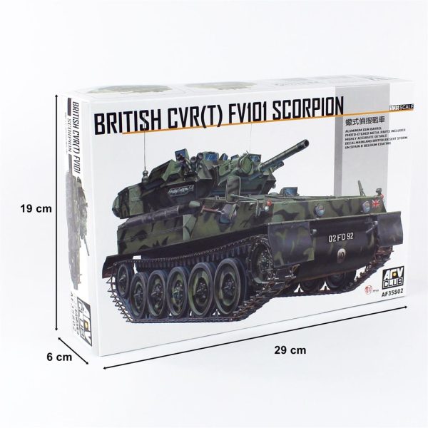 AFV Club AF35S02 1/35 FV101 UK SCORPION Tankı - Görsel 5